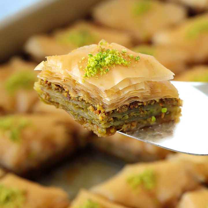 Baklava — flaky pastry with honey and nuts